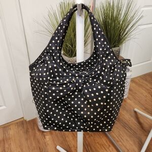 Kate Spade polka dot nylon shoulder bag